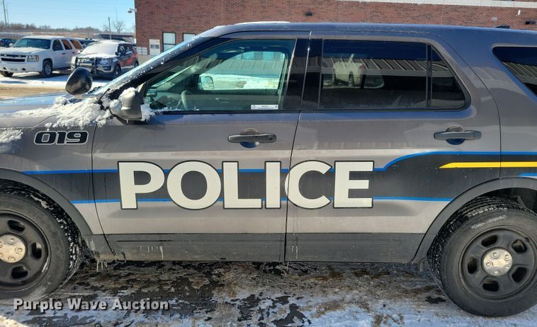 image for item NB9831 2018 Ford Explorer Police interceptor SUV