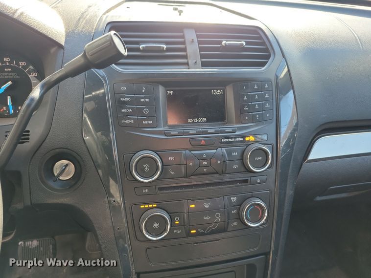 image for item NB9831 2018 Ford Explorer Police interceptor SUV