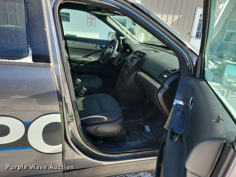 image for item NB9831 2018 Ford Explorer Police interceptor SUV