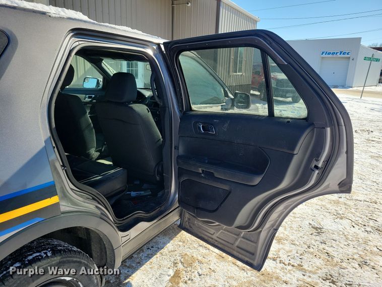 image for item NB9831 2018 Ford Explorer Police interceptor SUV