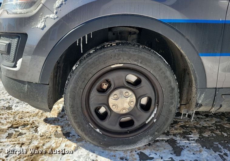 image for item NB9831 2018 Ford Explorer Police interceptor SUV