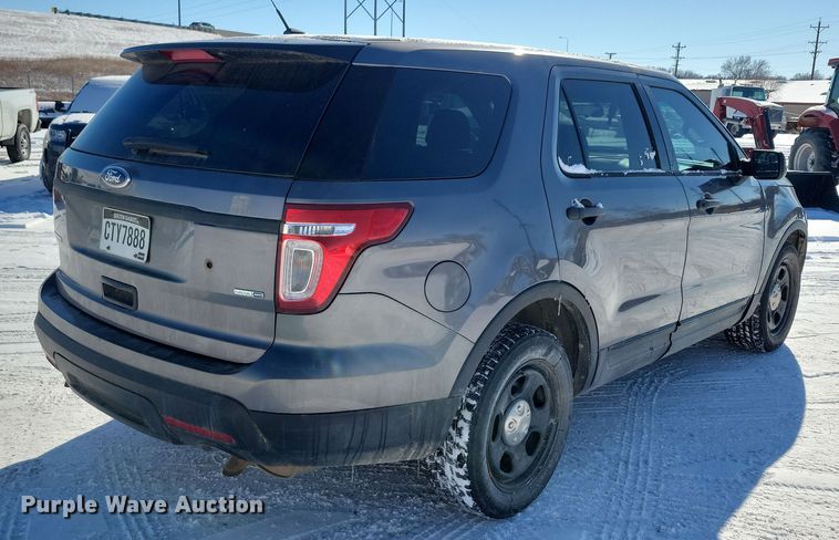 image for item NB9832 2014 Ford Explorer Police Interceptor SUV