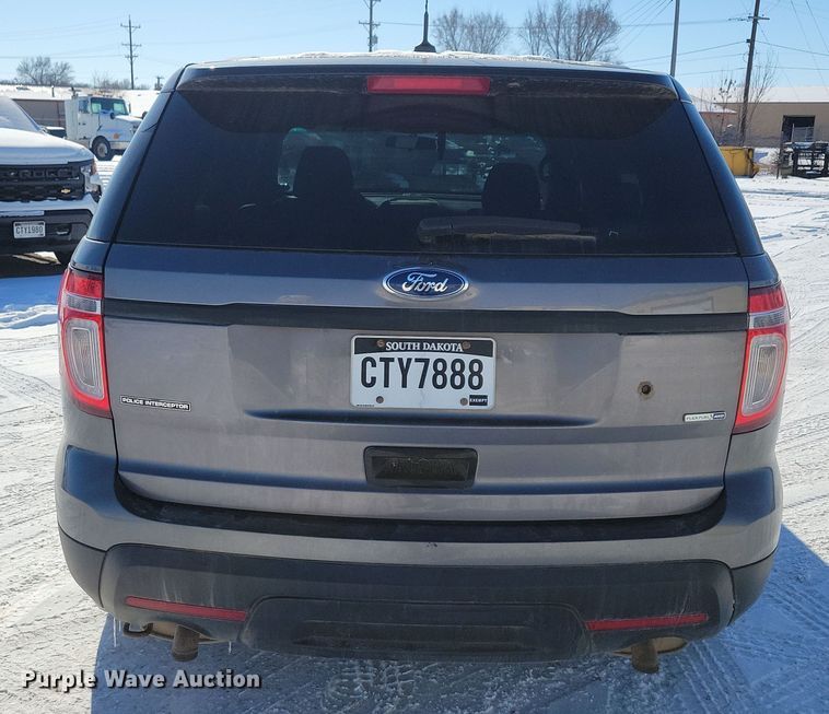 image for item NB9832 2014 Ford Explorer Police Interceptor SUV