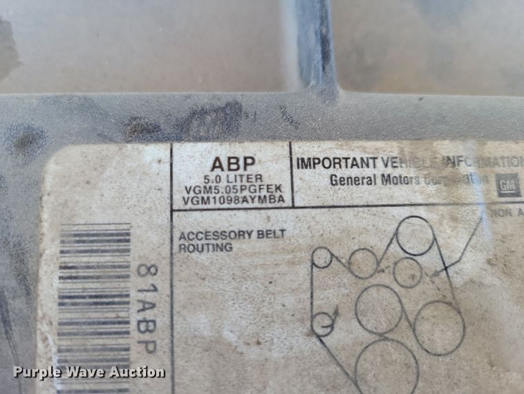 image for item NB9857 1997 Chevrolet  K1500 pickup truck