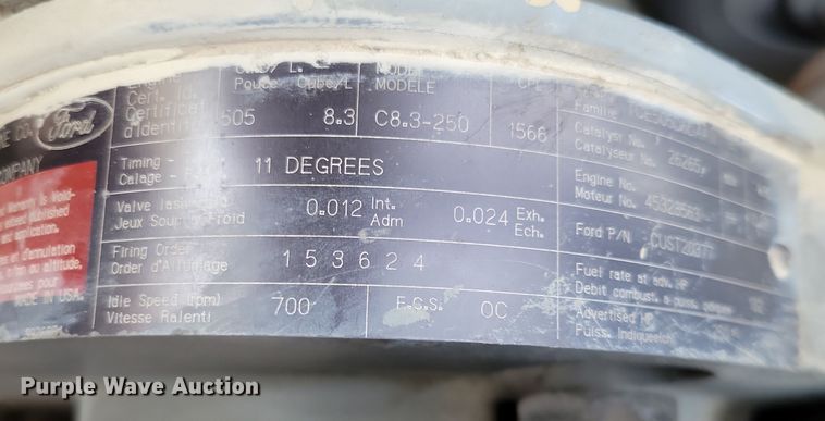 image for item NB9862 1997 Ford L8000 sewer jetter truck