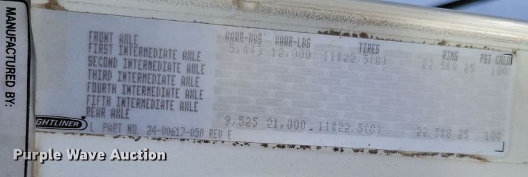 image for item NB9863 2003 Freightliner Johnston FC-70 street sweeper truck