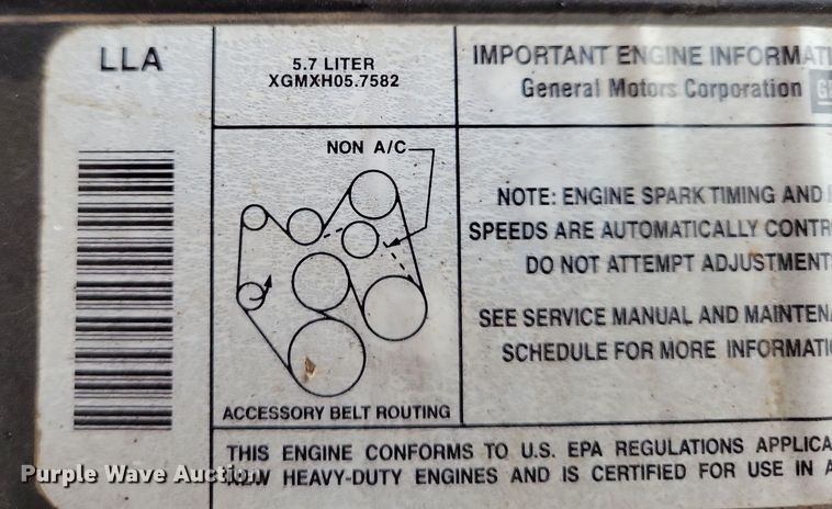 image for item NB9871 1999 GMC Sierra 2500 pickup truck