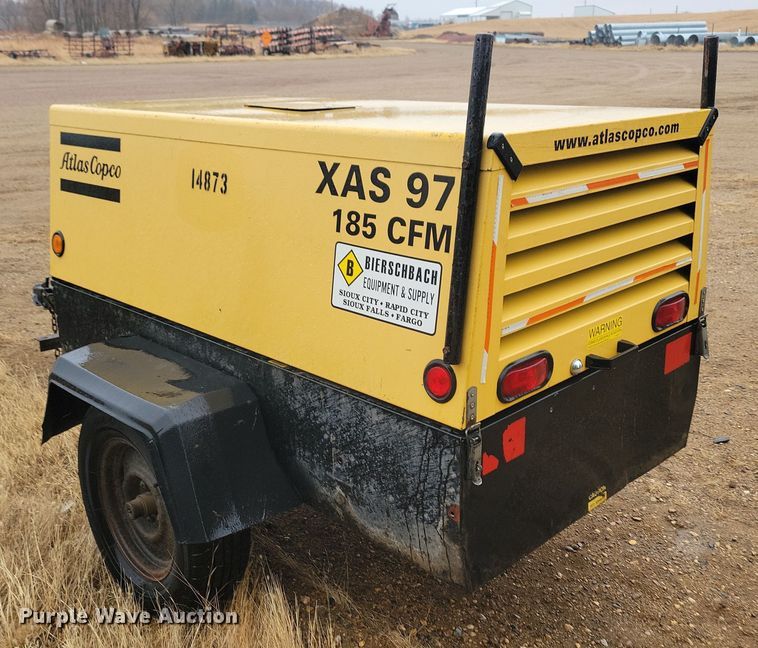 image for item NB9872 2005 Atlas Copco XAS 97 air compressor