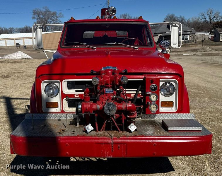 image for item NN9635 1970 Chevrolet C50 pumper fire truck