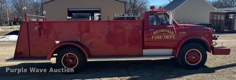 image for item NN9635 1970 Chevrolet C50 pumper fire truck