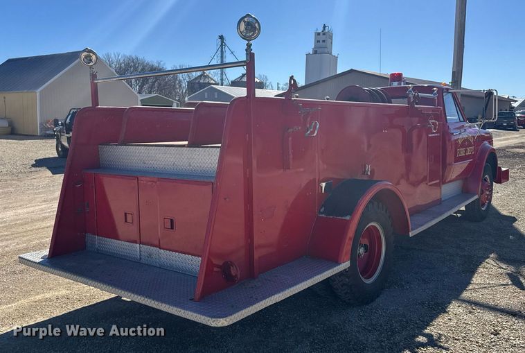 image for item NN9635 1970 Chevrolet C50 pumper fire truck