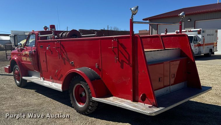 image for item NN9635 1970 Chevrolet C50 pumper fire truck