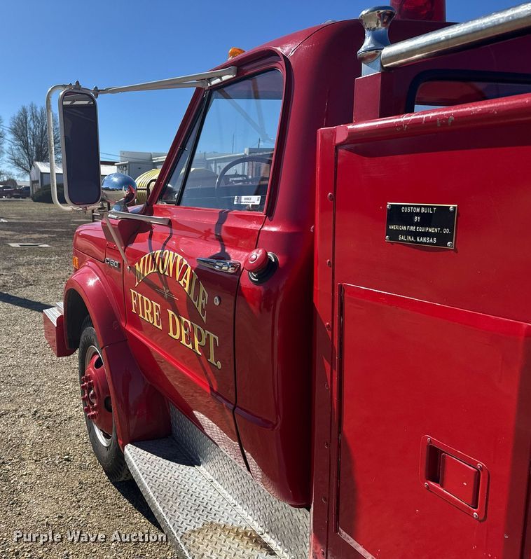 image for item NN9635 1970 Chevrolet C50 pumper fire truck