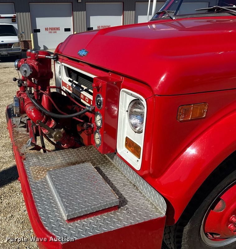 image for item NN9635 1970 Chevrolet C50 pumper fire truck