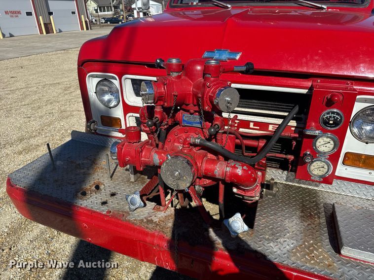 image for item NN9635 1970 Chevrolet C50 pumper fire truck