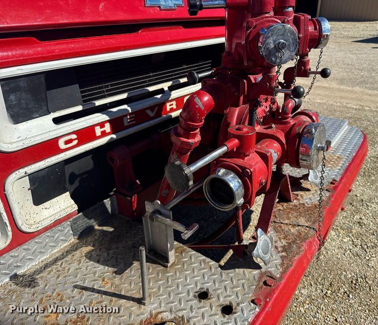 image for item NN9635 1970 Chevrolet C50 pumper fire truck