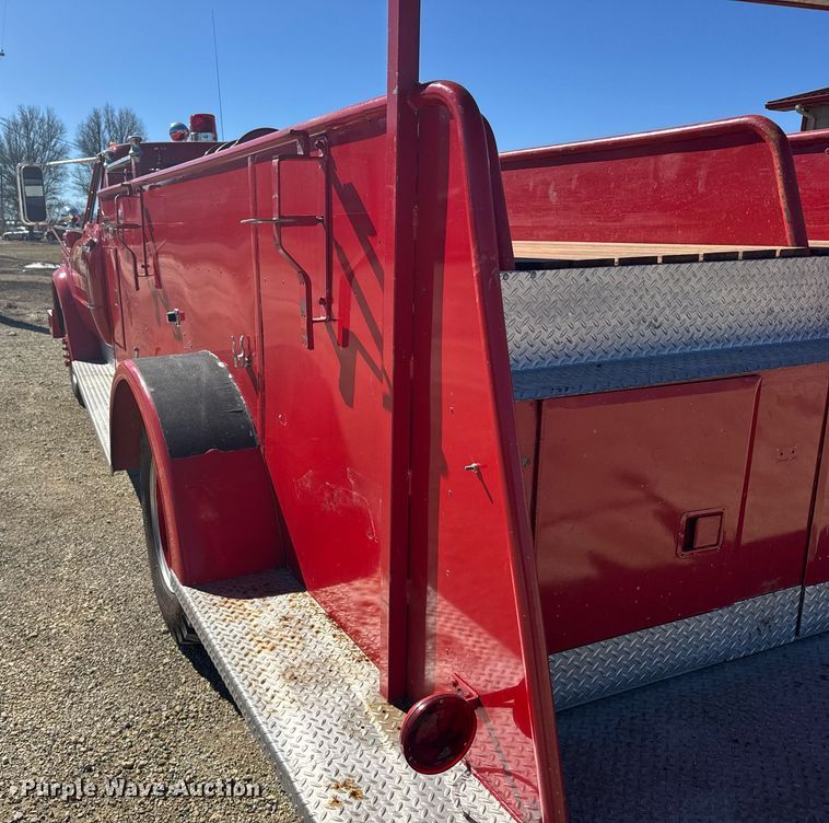 image for item NN9635 1970 Chevrolet C50 pumper fire truck