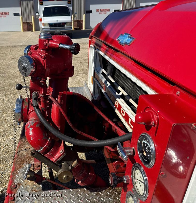 image for item NN9635 1970 Chevrolet C50 pumper fire truck