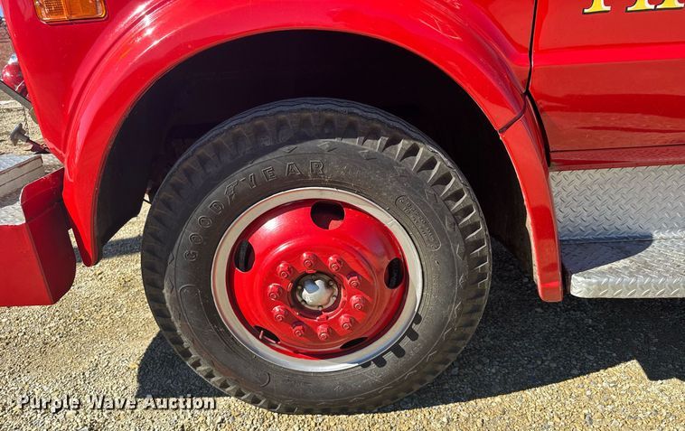 image for item NN9635 1970 Chevrolet C50 pumper fire truck