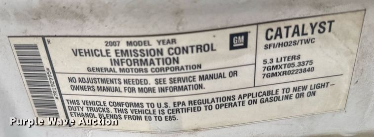 image for item NN9642 2007 Chevrolet Suburban 1500 SUV