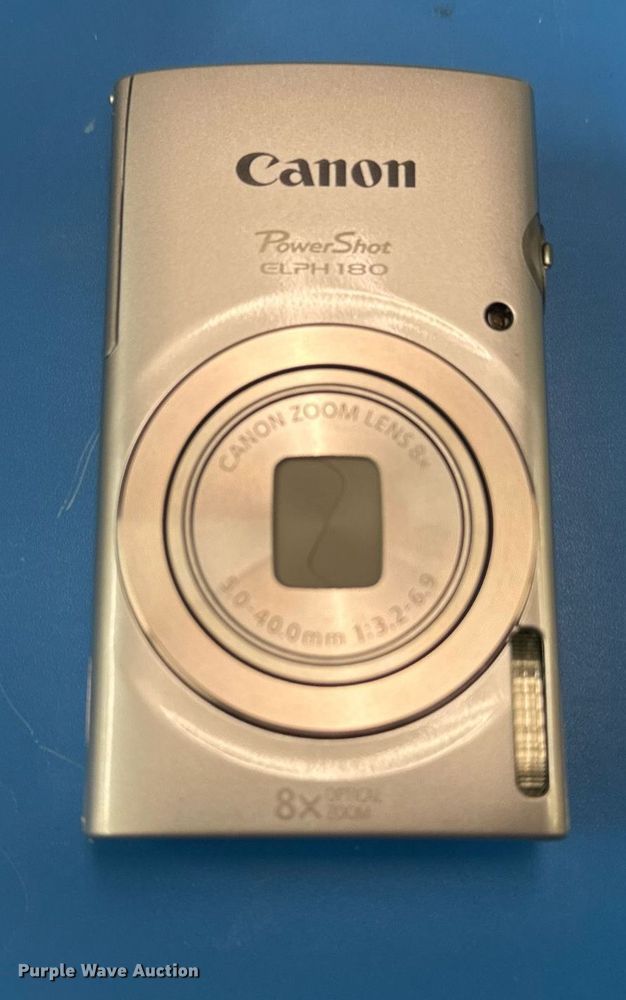 image for item NO9573 (6) Canon Powershot ELPH 180 cameras