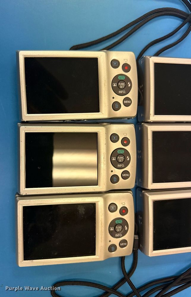 image for item NO9674 (6) Canon Powershot ELPH 180 cameras