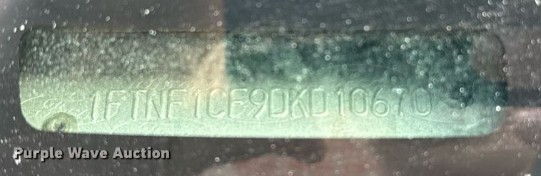 image for item NO9676 2013 Ford F150 pickup truck