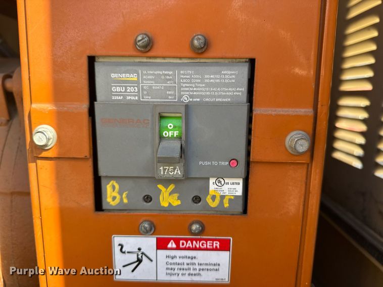 image for item NO9678 2007 Generac D3.9 generator