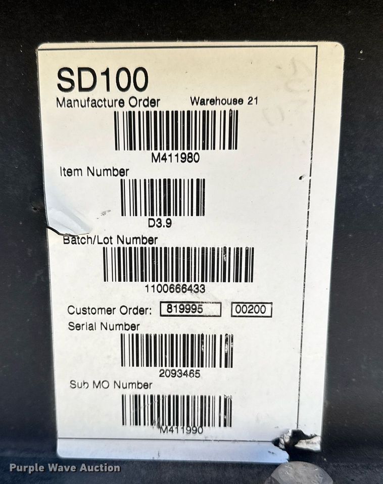 image for item NO9678 2007 Generac D3.9 generator