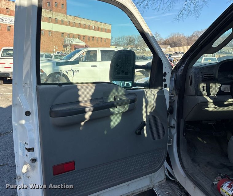 image for item NO9681 2006 Ford F450 Super Duty Crew Cab dump flatbed truck