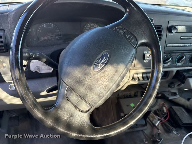 image for item NO9681 2006 Ford F450 Super Duty Crew Cab dump flatbed truck