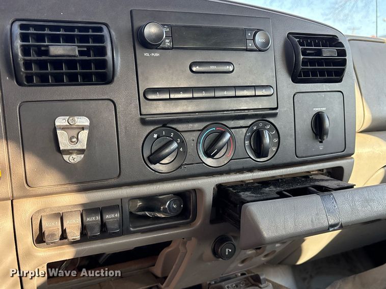 image for item NO9681 2006 Ford F450 Super Duty Crew Cab dump flatbed truck