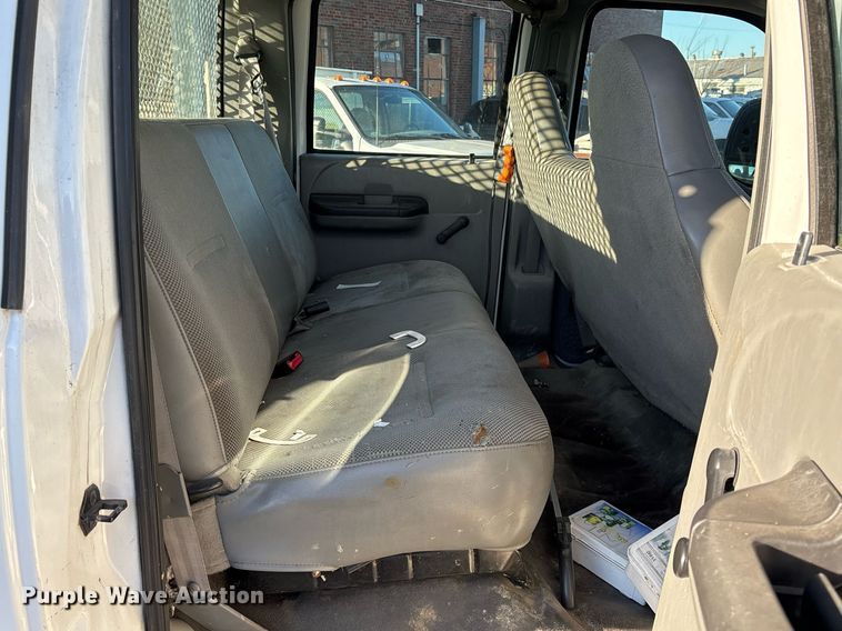 image for item NO9681 2006 Ford F450 Super Duty Crew Cab dump flatbed truck