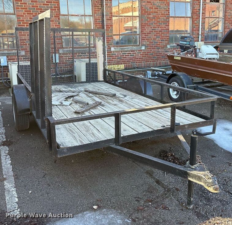 image for item NO9683 2011 MEB utility trailer