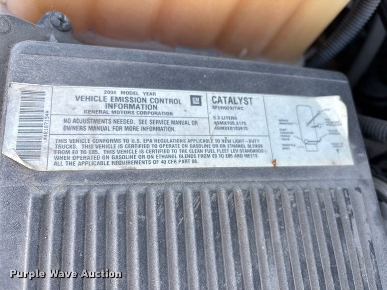 image for item NO9684 2004 Chevrolet Tahoe SUV