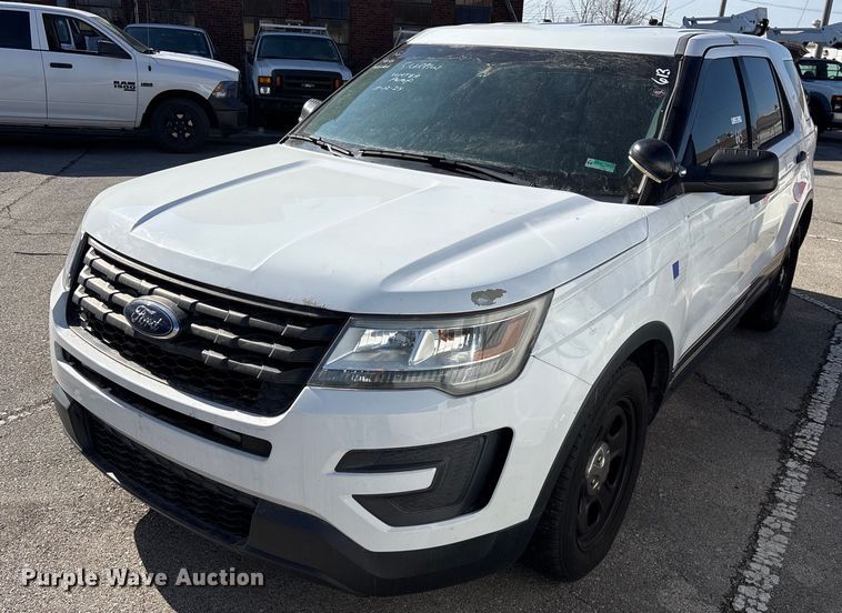 image for item NO9687 2016 Ford Explorer Police Interceptor SUV