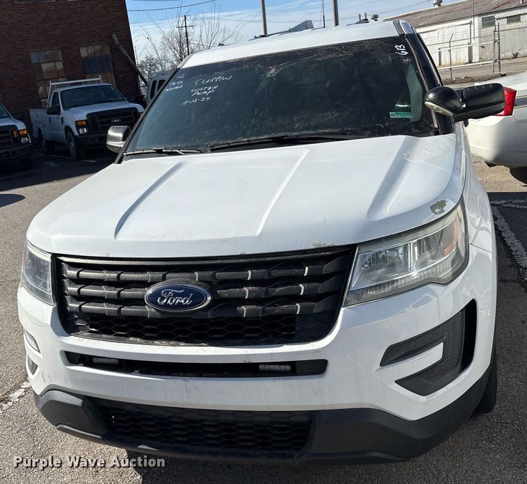 image for item NO9687 2016 Ford Explorer Police Interceptor SUV