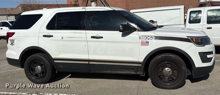 image for item NO9687 2016 Ford Explorer Police Interceptor SUV