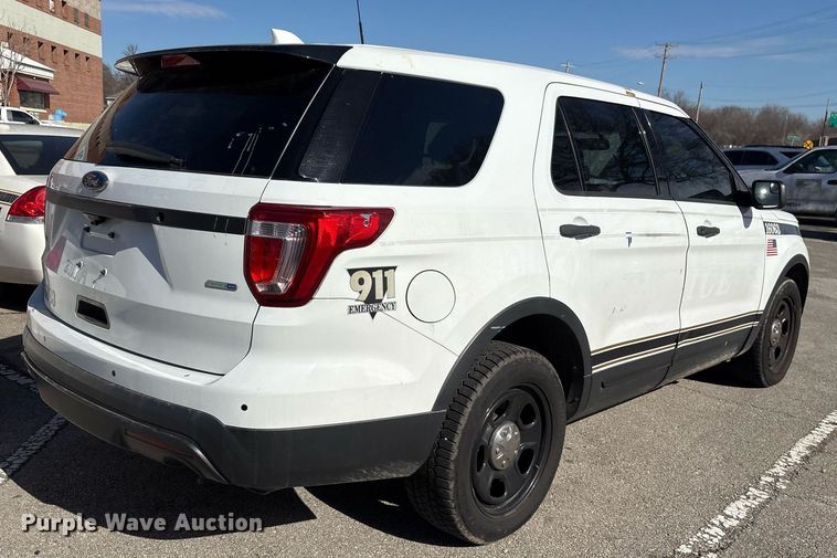 image for item NO9687 2016 Ford Explorer Police Interceptor SUV
