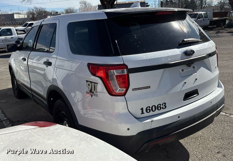 image for item NO9687 2016 Ford Explorer Police Interceptor SUV