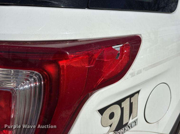 image for item NO9687 2016 Ford Explorer Police Interceptor SUV