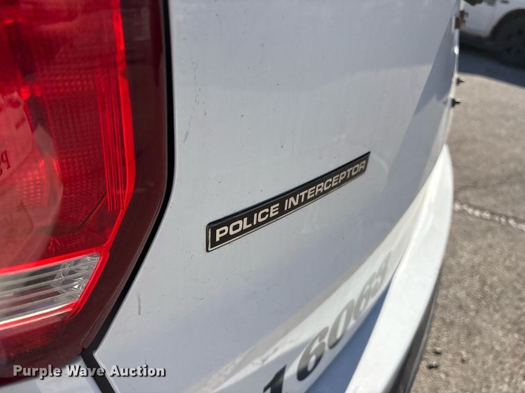 image for item NO9687 2016 Ford Explorer Police Interceptor SUV