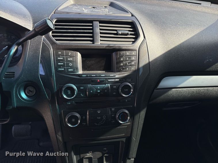 image for item NO9687 2016 Ford Explorer Police Interceptor SUV