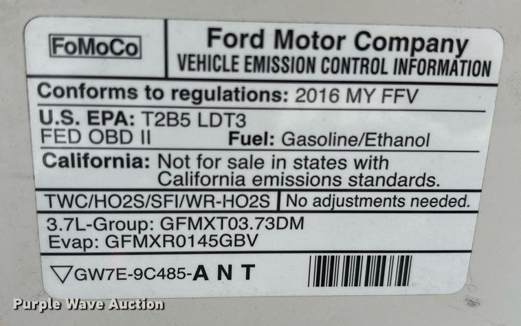 image for item NO9687 2016 Ford Explorer Police Interceptor SUV