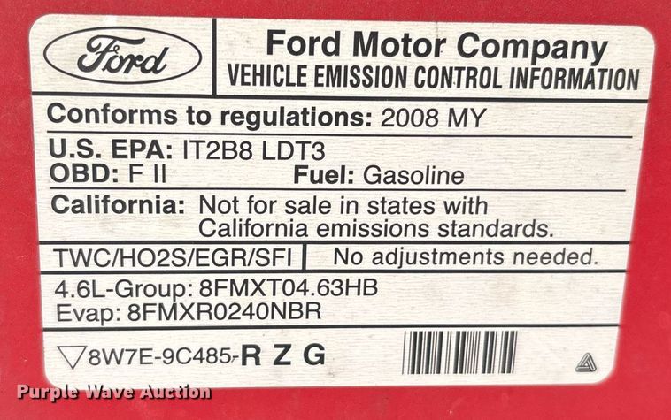 image for item NO9690 2008 Ford F150 SuperCrew pickup truck