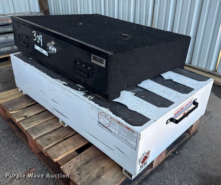 image for item NO9696 (2) Truck Vault storage boxes