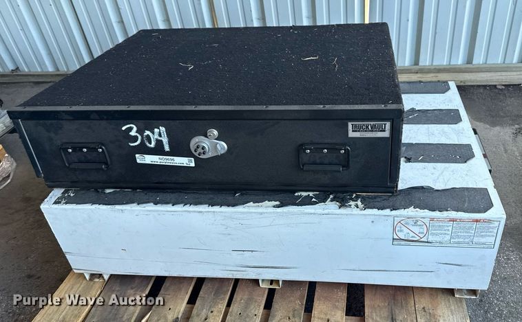 image for item NO9696 (2) Truck Vault storage boxes