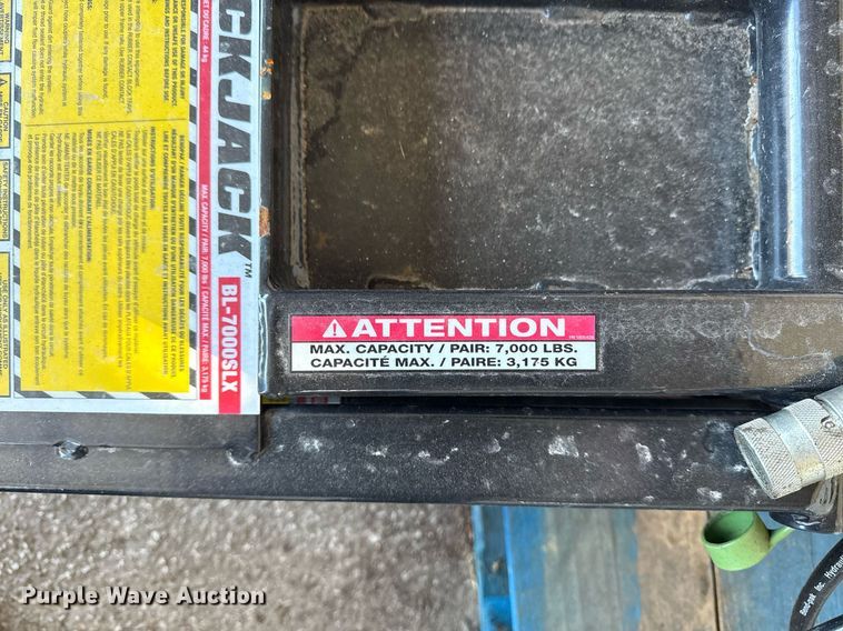 image for item NO9697 Quick Jack BL-7000SLX portable car lift