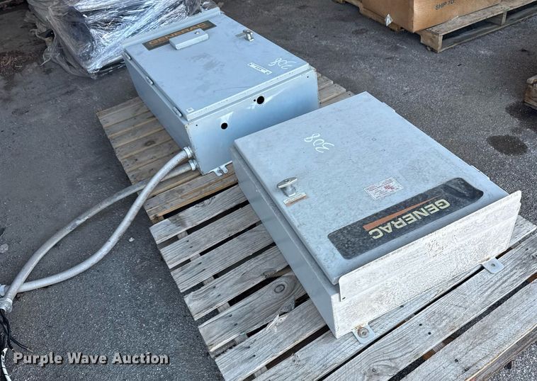 image for item NO9700 (2) Generac transfer switches
