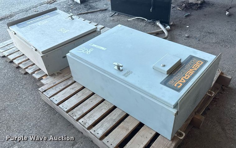 image for item NO9700 (2) Generac transfer switches